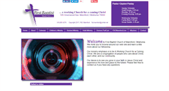Desktop Screenshot of fbc-mannford.org